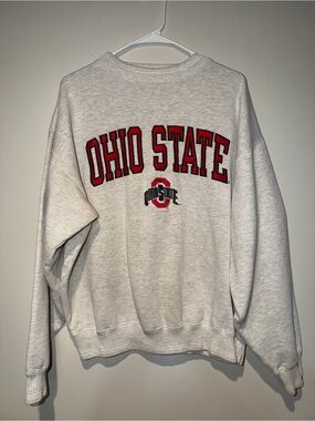 Vintage 90s Ohio State Crewneck Sweatshirt XL Gray
#buckeyes #collegiate